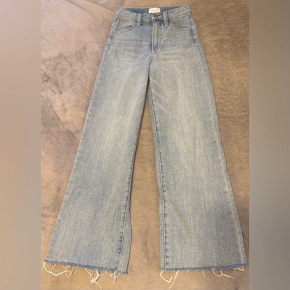 Favorite Daughter THE MISCHA SUPER HIGH RISE WIDE LEG ANKLE Women Jeans Size 23 - Picture 2 of 11